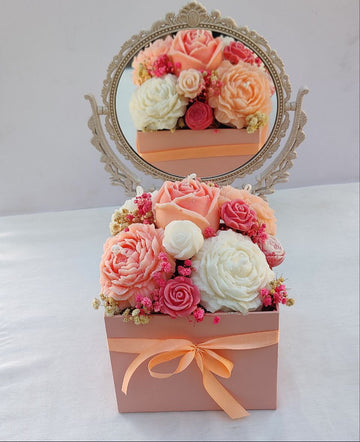 Cadeau Fleuri — Bouquet de Bougies Parfumée